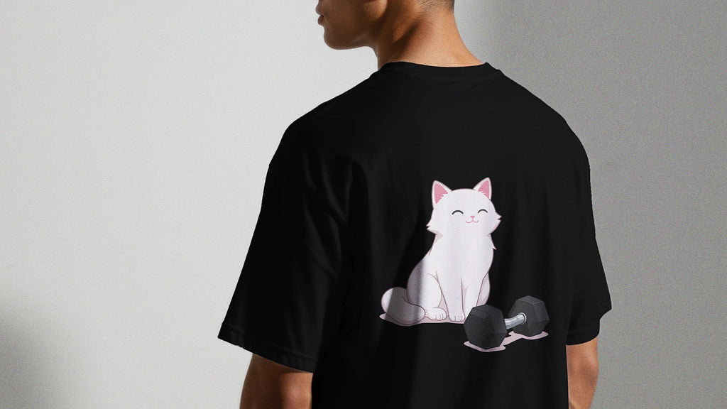 GYM CAT Unisex Oversized Classic T-Shirt