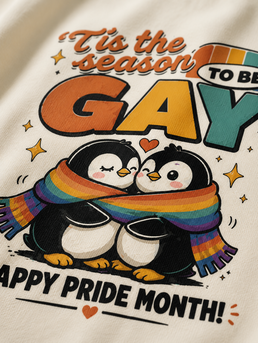 'Tis The Season To Be Gay' Oversized Tee