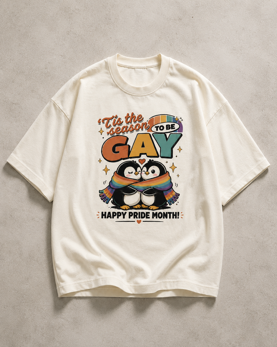 'Tis The Season To Be Gay' Oversized Tee