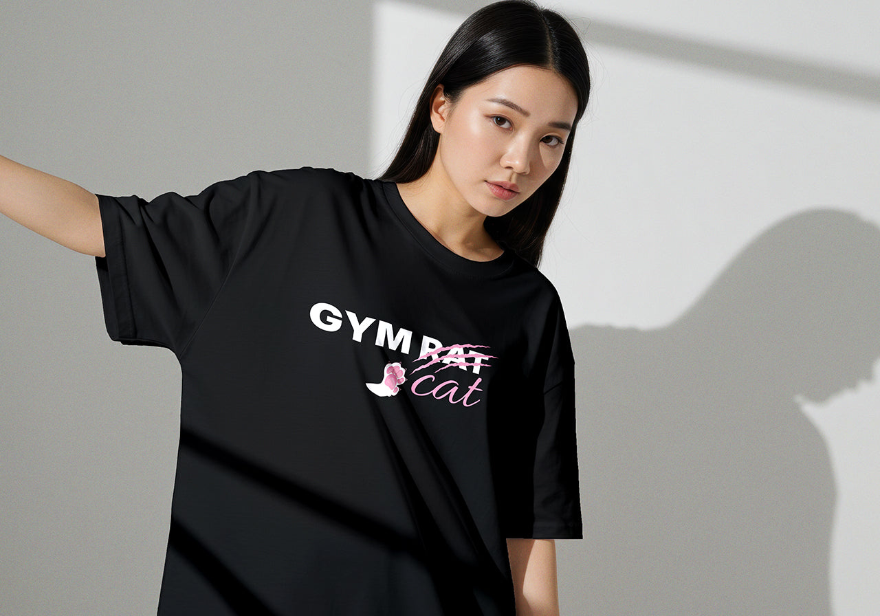 GYM CAT Unisex Oversized Classic T-Shirt